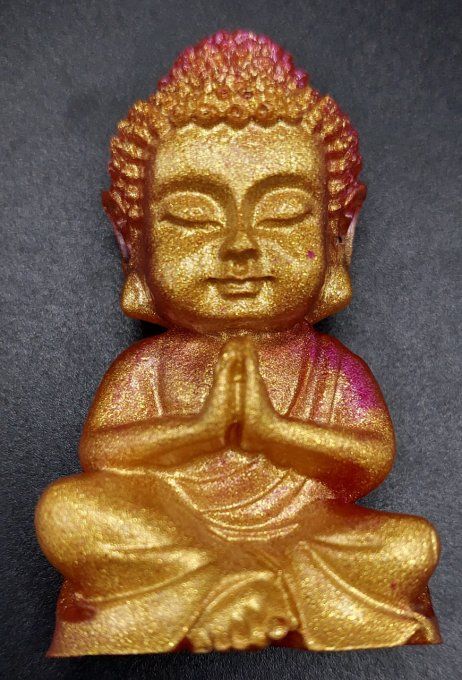 Bouddha Orange Doré
