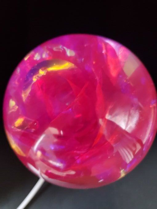 Lumière d'ambiance "Pink Rose Holo" (en option pour le socle USB)